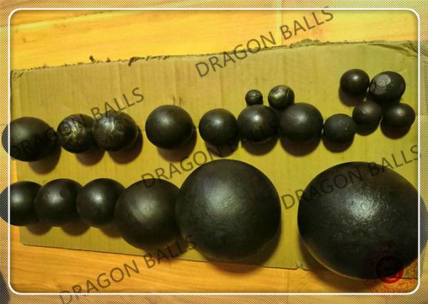 Round Steel Cement Grinding Balls , Air Hammer Forged Steel Grinding Balls