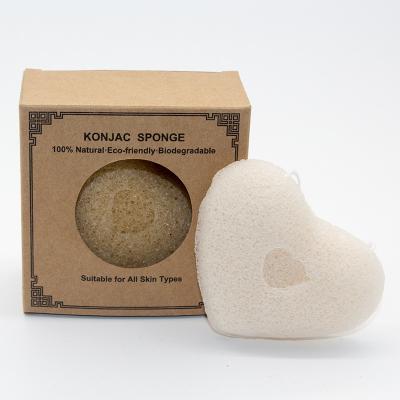 Poro profundo que limpa a esponja Konjac