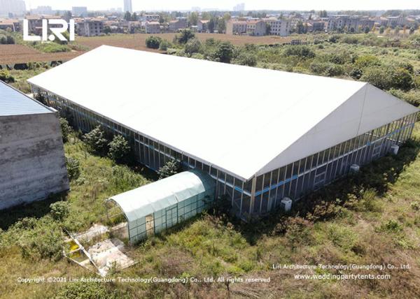 Glass Walls 40x70m Luxury Wedding Tents 6m Height For 1800 Wedding Party