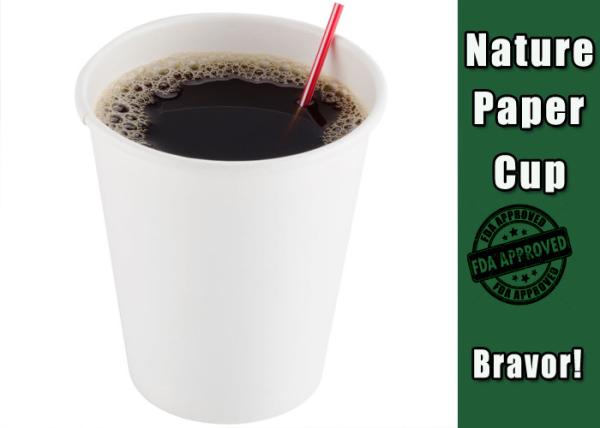 Eco Friendly 12 Oz Double Wall Paper Cups Takeaway Type For Hot Drinking