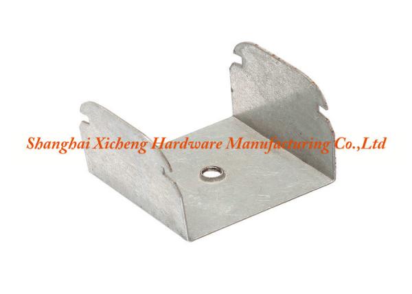 U Tpye Galvanized Steel Orthogonal Attachment 1.0mm Thickness