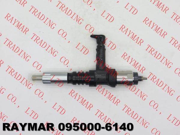 DENSO Genuine common rail fuel injector 095000-6140 for KOMATSU SAA6D140E-5 6261-11-3200, 6261113200