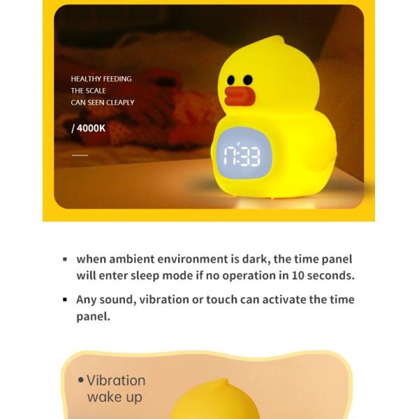 Lâmpada de toque de silicone para crianças