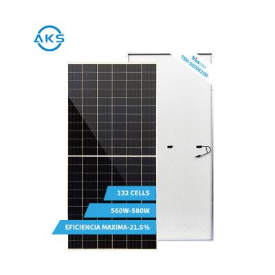 Módulos fotovoltaicos Monocrystalline Trina Vertex 560W-580W do painel solar da série 1