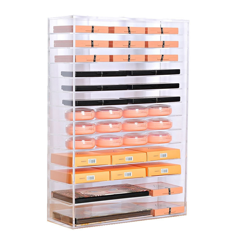 Acrylic Boxes for Lipstick Gifts Regular Size Transparent Cosmetic Display Customized