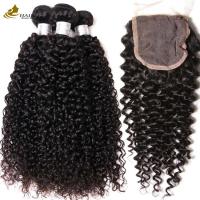 ODM Raw Cambodian Bundles Brazilian Kinky Curly Virgin Hair weft