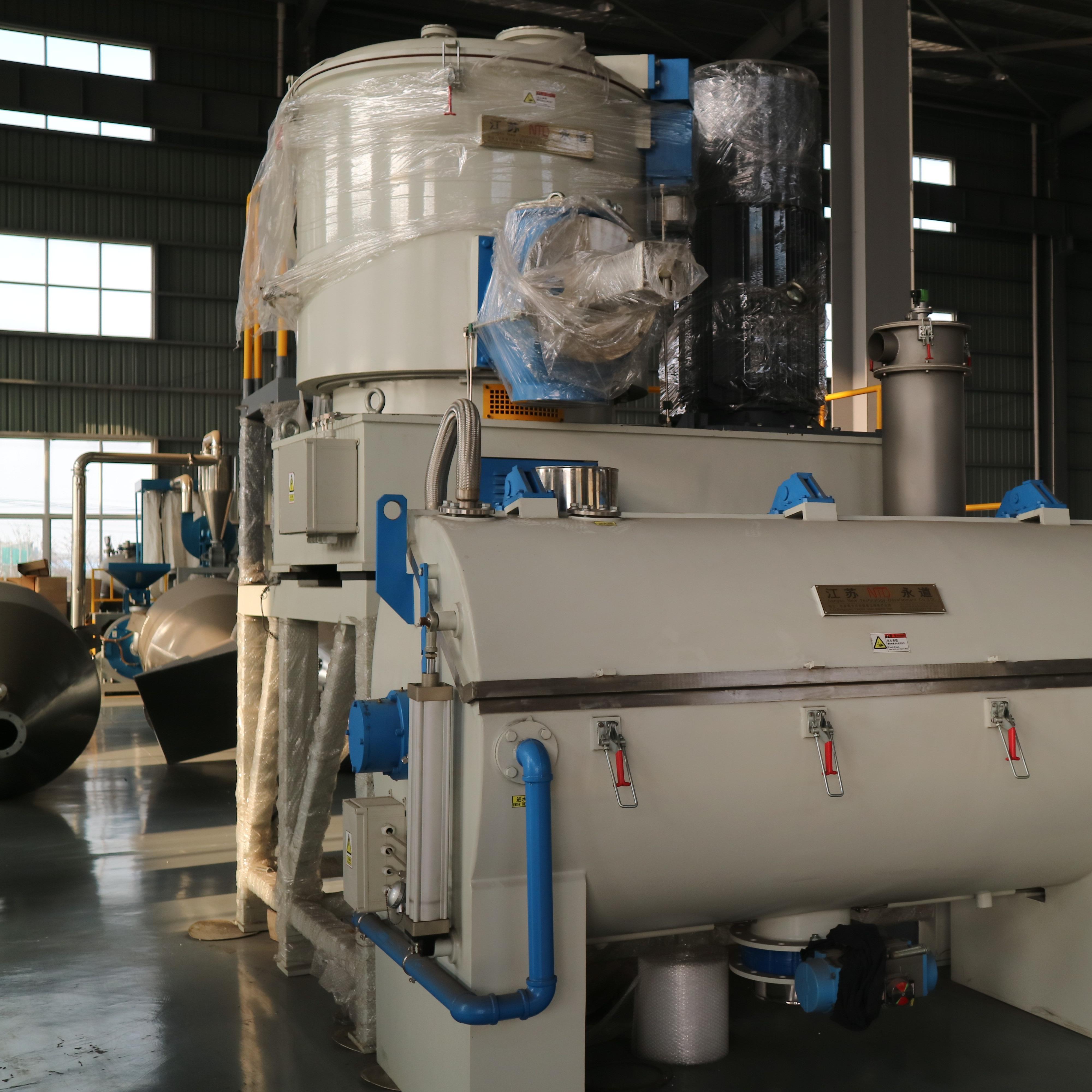 High Capacity Horizontal PVC Mixer Machine SRL-W1500/6000 For SPC Flooring Production / Plastic Compound Preparation