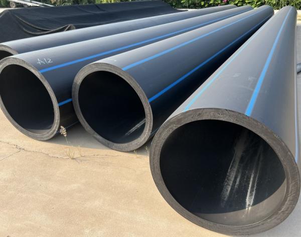 White Blue Heavy Duty Dredging HDPE Pipe With Tensile Strength High Wear Resistant