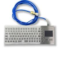 Clavier PC industriel en acier inoxydable Résistant à la violence Clavier résistant aux explosions