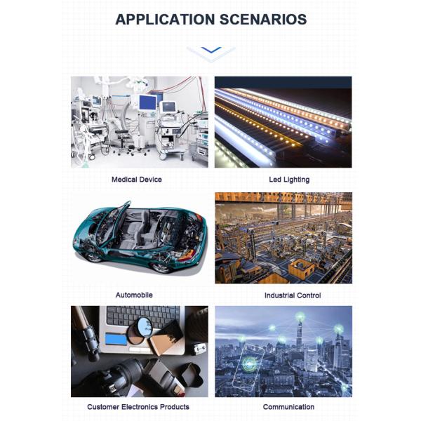 Через производство монтажной платы собрания Fr4 PCB прототипа отверстия