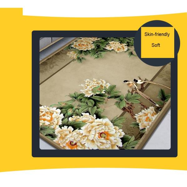 Crystal Velvet Area Rugs For Living Room 40*60cm Dining Room Rugs