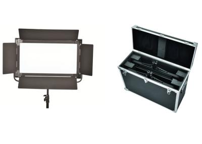 High Soft Brightness Long Broadcast Studio Led Lighting Kits With Black Barndoor