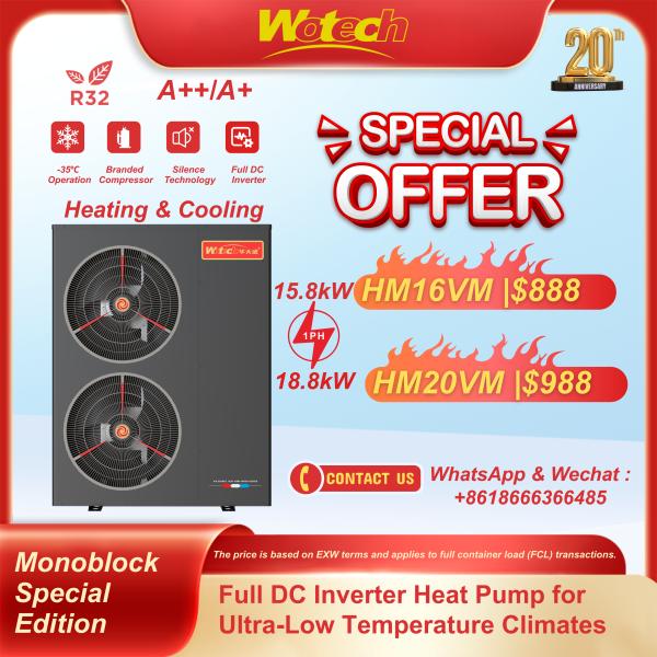 Offre Spéciale Pompe à Chaleur Monobloc R32 Édition Spéciale pour Chauffage & Climatisation