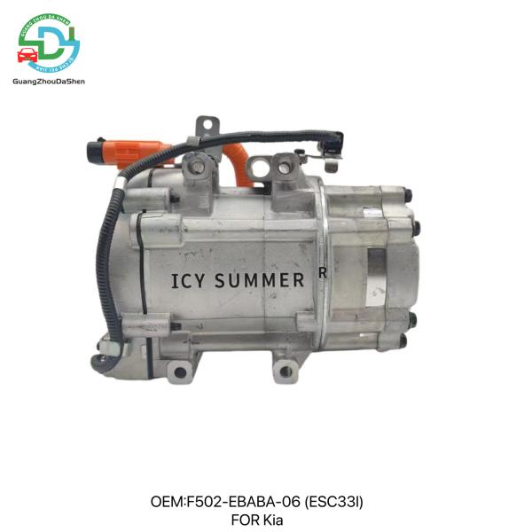 F502-EBABA-06 EV Car AC Compressor Electric Automotive AC Compressor ESC33I For Kia