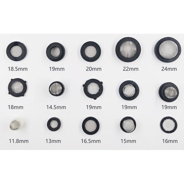 40 Microns Faucet Pipe Interface Mesh  Custom Diameter Ss201 Metal Mesh Filter Screen