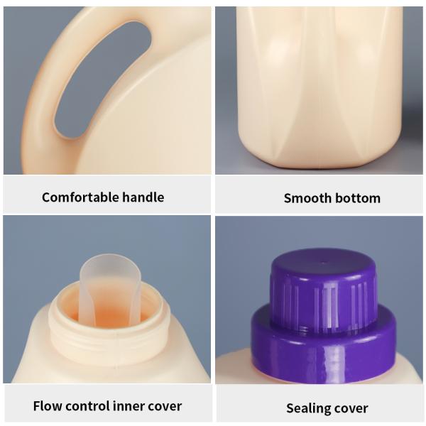 59mm Empty Laundry Detergent Jugs Bottle For Dishwashing Liquid 235g