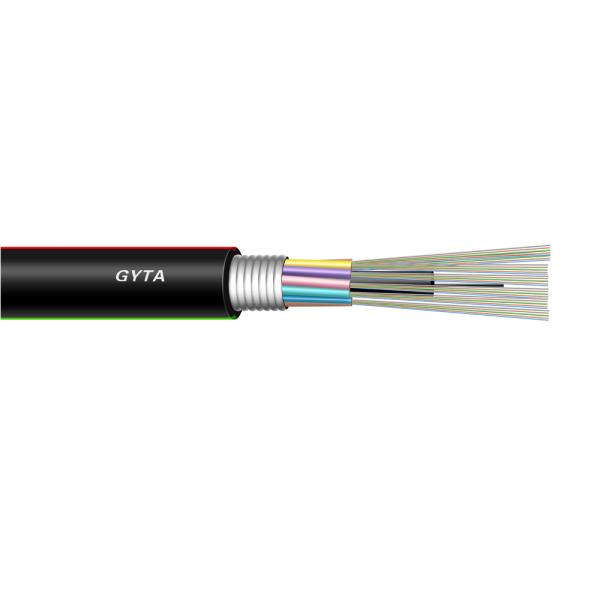 24 fiber optic cable Loose Tube Stranded GYTA Outdoor Aerial and Duct G652D Fiber Optic Cable