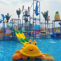 Waterpark Design Build Fibreglass Water House Adult Theme Park Water Slides With Water Spray Games