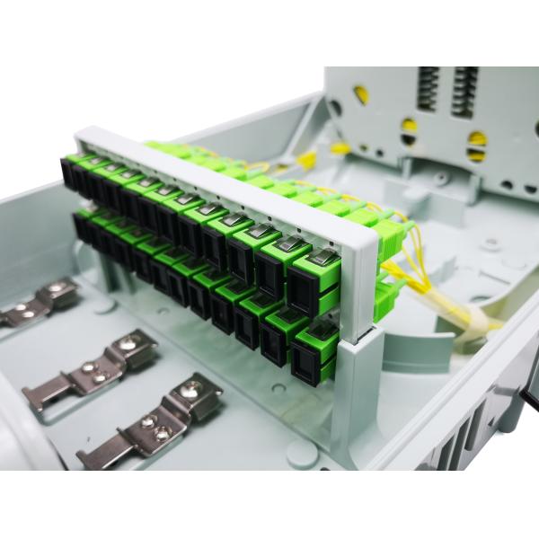 Outdoor 24 Port SC APC Couplers ODB Fiber Optic Splitter Box