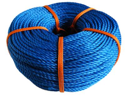 Blue 3 Strand Nylon Rope PP PE Twisted Feature Diameter 6mm-160mm