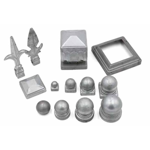 Barranca de protección de la cerca de exterior de acero galvanizado poste tapa tapa tubo tapa para cercas de jardinería