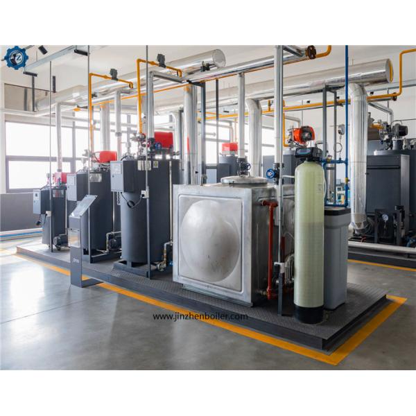 Automatic Control System Water Tube Once Through 200KG 300KG Diesel Steam Boiler For Washing And Ironing