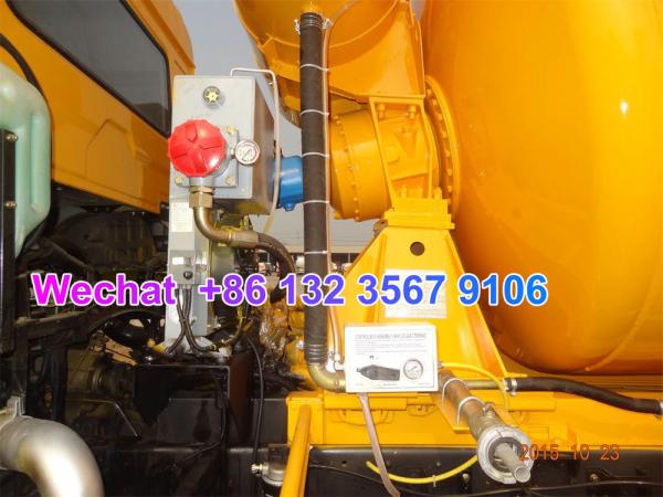 LHD & RHD 6x4 Tri-Ring 375HP 8--12CBM concrete cement mixer truck for Colombia