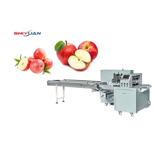 3.6KW PLC Control Horizontal Fruit Packing Machine