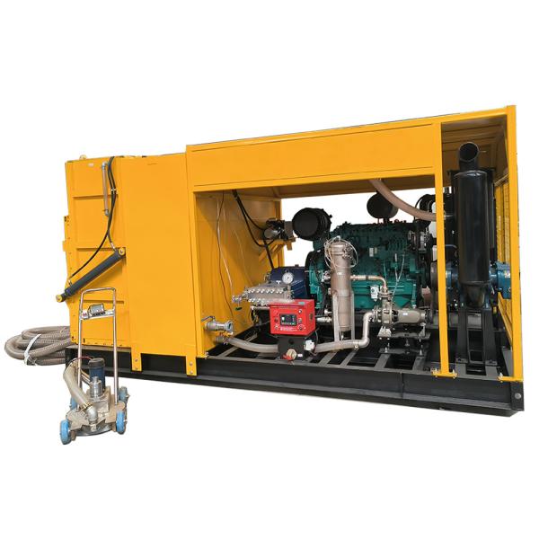 32L/min Máquina de eliminación de marcas de carretera 1600bar 2000bar Sistema de chorro de agua de alta presión