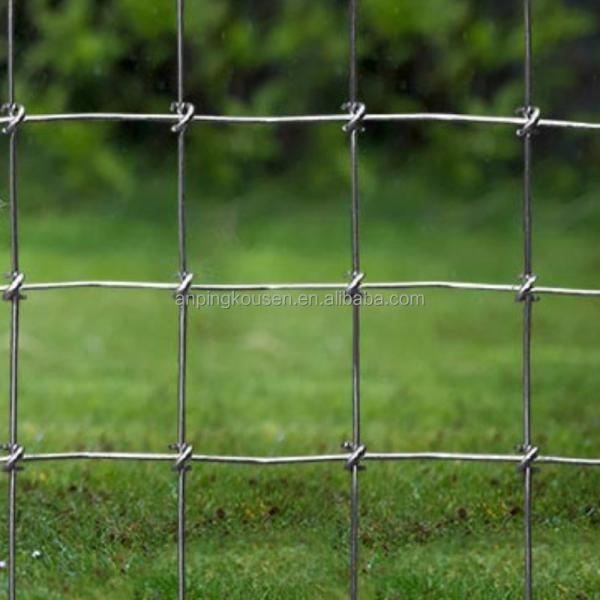 Metal Type Iron Veld Span Fence and Field Fence Wire Hot Dipped Galvanized for Sqaure
