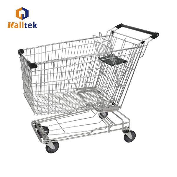 180L Stable Asian Supermarket Shopping Cart