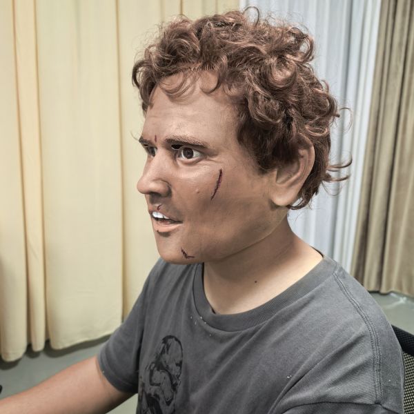 Lifelike Silicone Human Mask for Professional Costume and Theatrical Events One Size Fit Most