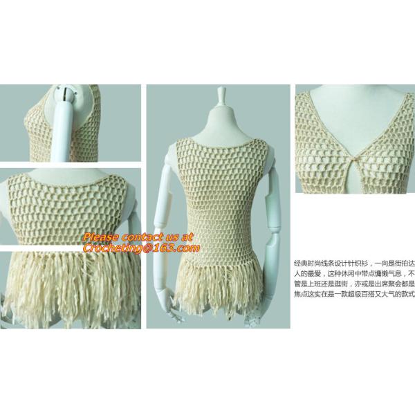 New Sweet Thin Sweater Tops, Girls Bat Sleeveless, Crochet Cardigans, Plain Pattern Loose