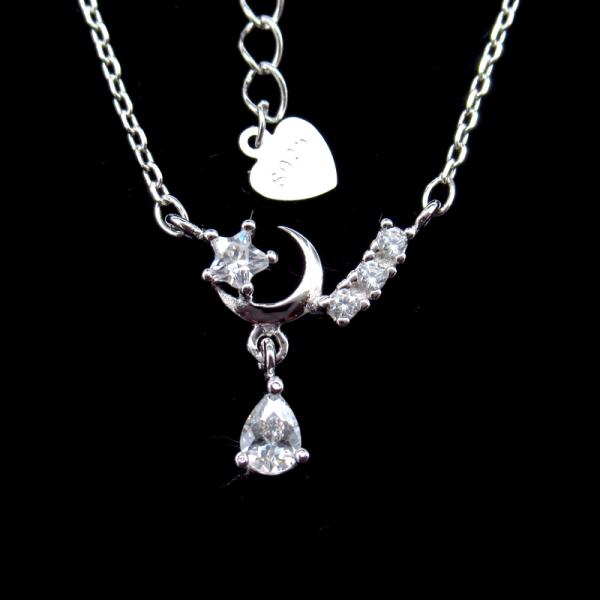 Элегантно 925 цепей/девушки стерлингового серебра используют ожерелье 925 Солнц