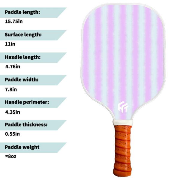 Outdoor Sports Pickleball Paddle with Customization Options and Glass Fiber Material