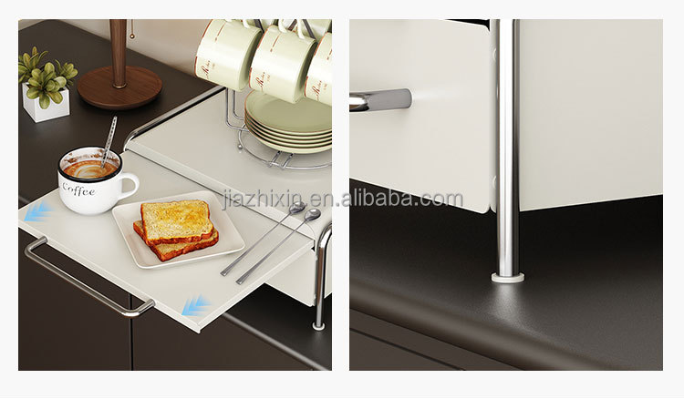 New 2 Tier Coffee Machine Capsule Holder with Pull-out Board  Nespresso Pod Storage Box Tea Bag Plate Rack Mug Organizer Drawer