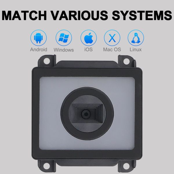 USB Embedded Barcode Reader Long Distance Outdoor QR Code Reader High Grade