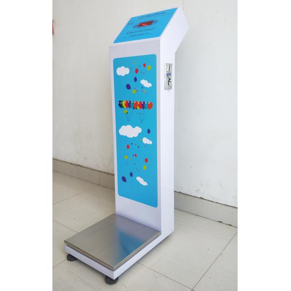 Customization Accepted 5W Steel Coin Operated Scale for Affordable Luggage Weighing