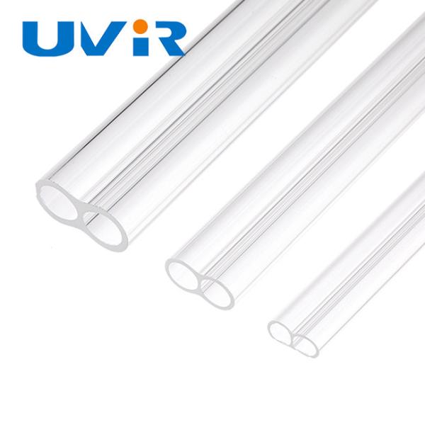 Прозрачная кварцевая трубка для инфракрасных ламп с двойной трубкой 8-33 мм