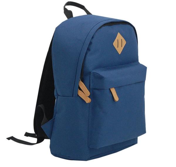 Recycled PET Fabric Leisure Backpacks 29x12.5x40.5cm With Customized Logo