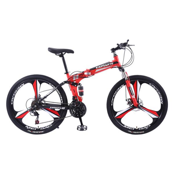 Steel Frame 26inch Folding Bike 21/24/27/30 Speed Disc Brake Foldable Cycle For Adult 29