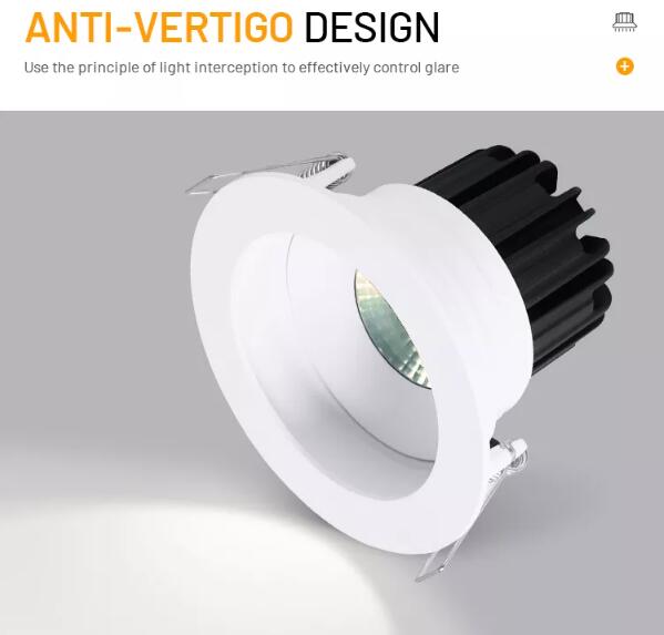 Потолок СИД отверстия фликера свободный 88mm делает центром внимания 8W 10W для Bathroom