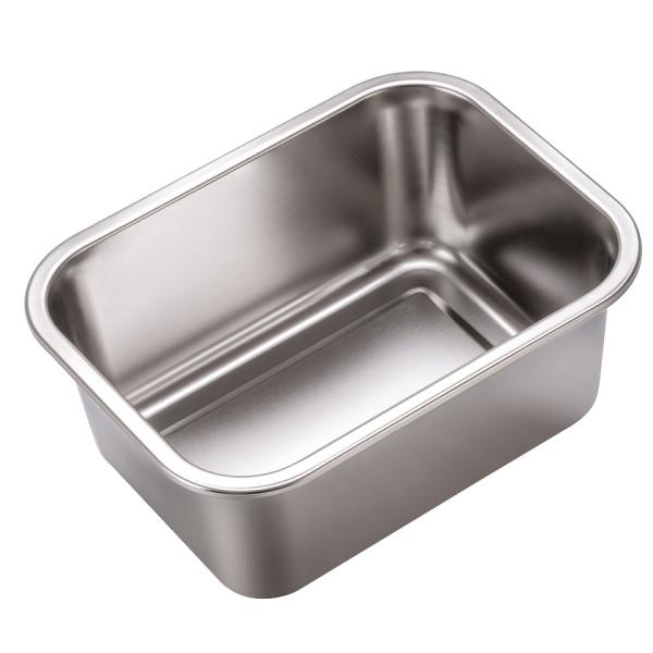 Leakproof Rectangular Stainless Steel Food Storage Containers With Silicone Vented Class Lid