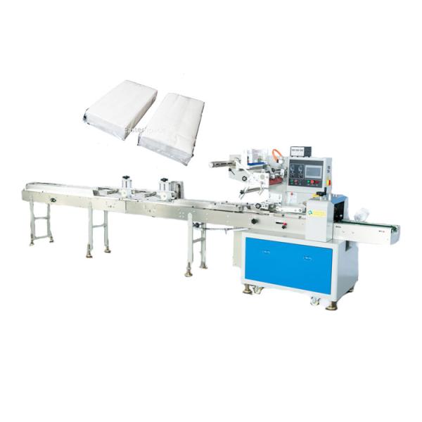 3.2KW Non Woven Sanitary Napkin Packing Machine 0.04mm Thickness