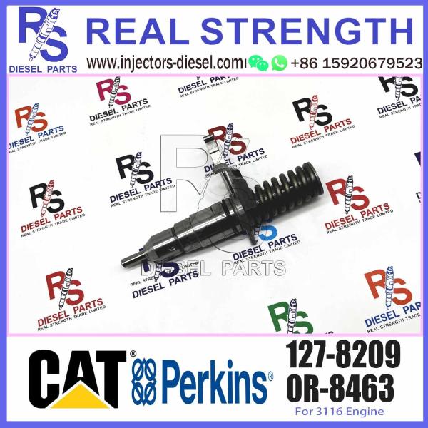Inyector de combustible 127-8209 para excavadora Cat 200B 320B 3116 3114 piezas hechas en China nuevo inyector DIESEL 1278209 0R8483