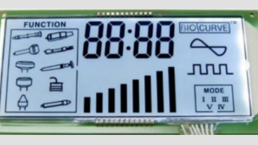 Custom 7 Segment LCD Display Panel with 83x76x1.1mm Dimensions 4.3V and 1/4 Duty 1/3 Bias
