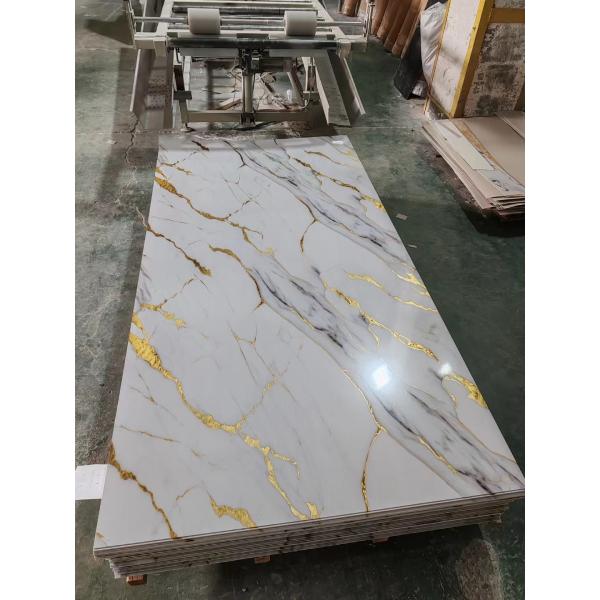 Panneaux de PVC UV, panneaux muraux en marbre imperméables, panneaux décoratifs