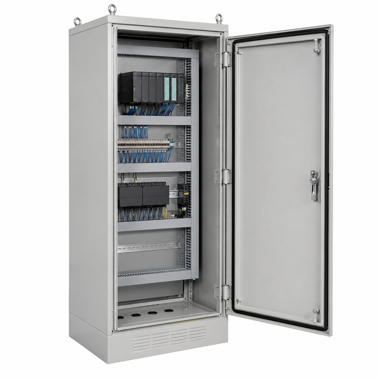 Low Temperature Resistant Industrial PLC Control Cabinet With Stable Internal Framework