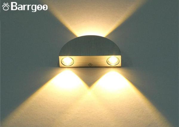 Half Round Decorative Indoor LED Wall Lights IP 54 Aluminum Wall Mounted Lamp