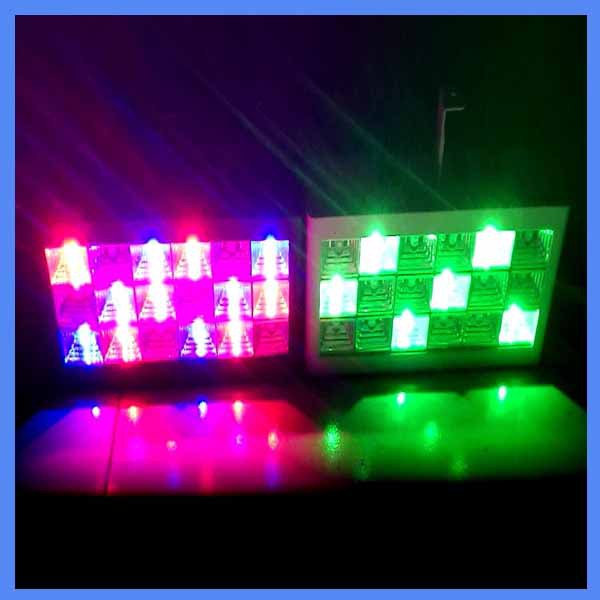 High Power LED Strobe Light 12pcs*1W RGB LED 18PCS Optional  Strobe Disco Light